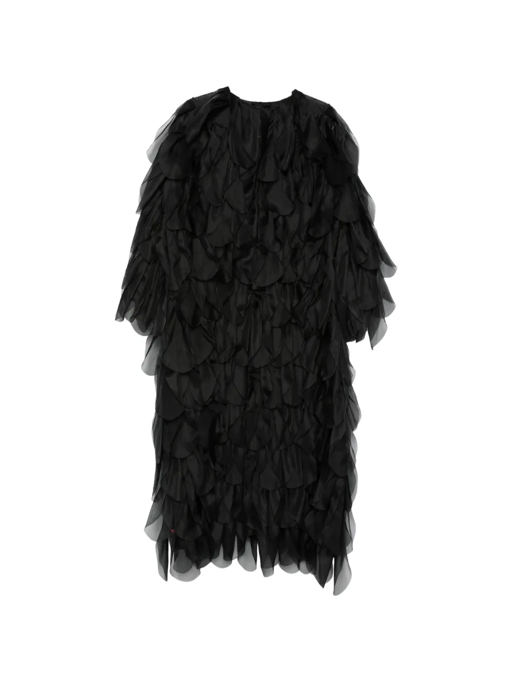 Max Mara Lauto ruffled coat - Schwarz