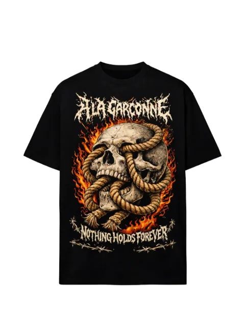 À La Garçonne Camiseta com estampa de caveira