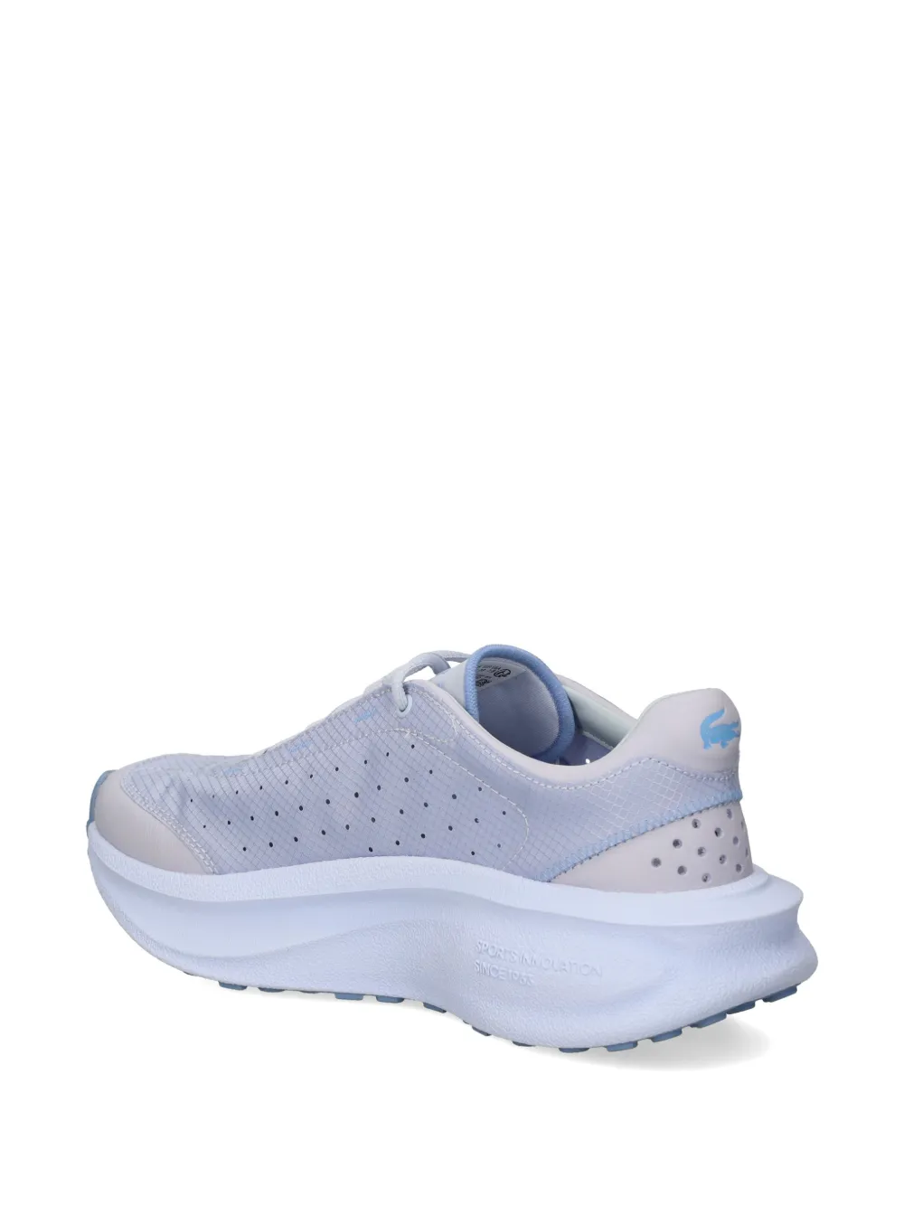 Lacoste Neo Run sneakers met geperforeerd logo Beige