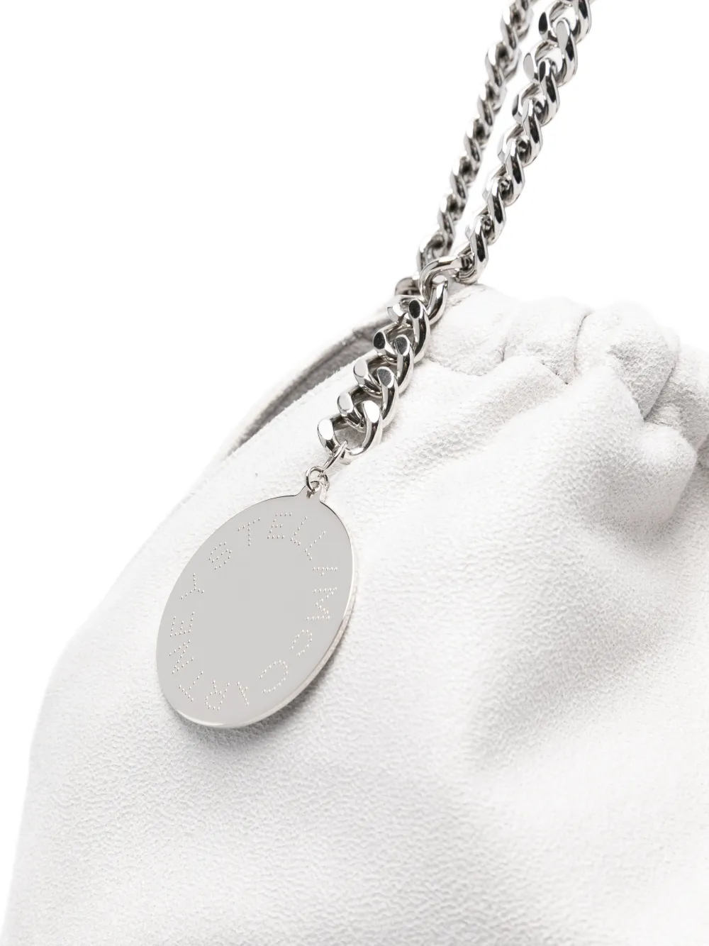 Stella McCartney Schoudertas met ketting Grijs