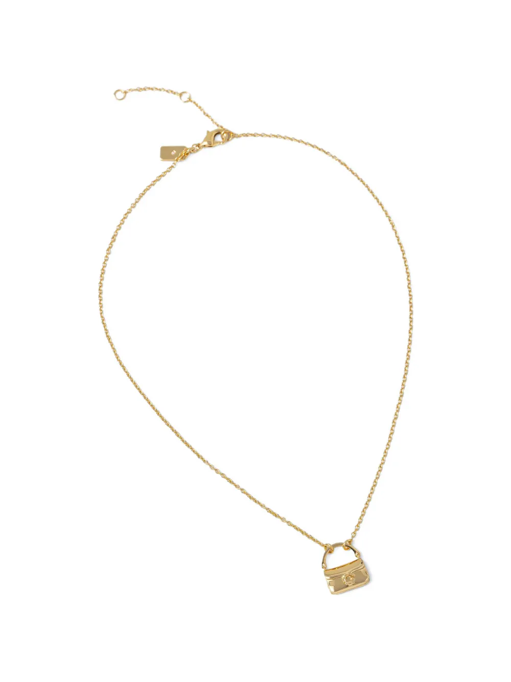 Coach handbag pendant necklace - Oro