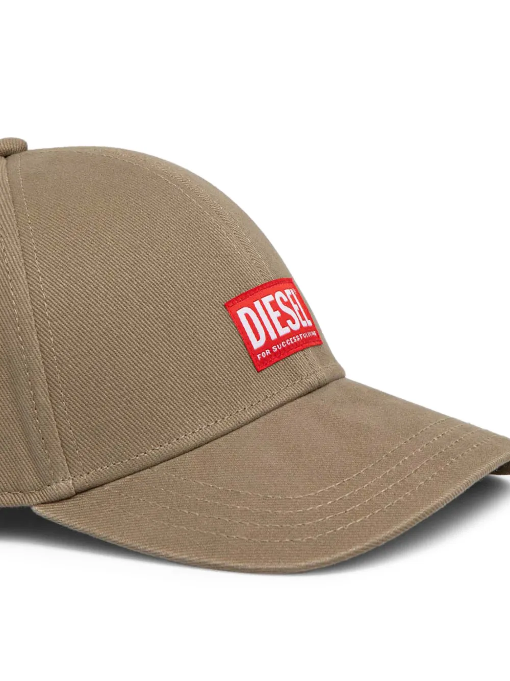 Diesel Pet met logopatch Beige