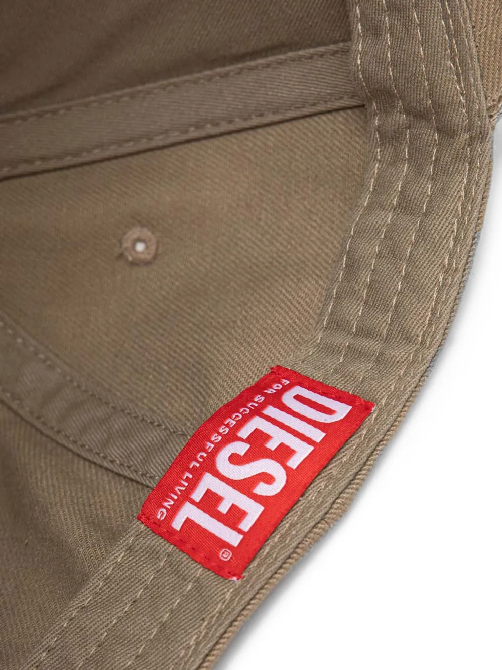 Diesel Pet met logopatch Beige