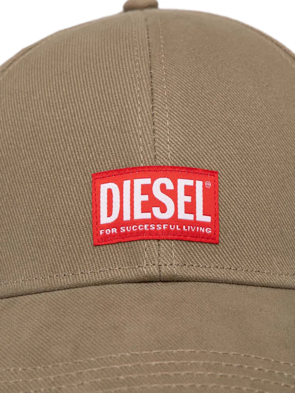 Diesel Pet met logopatch Beige