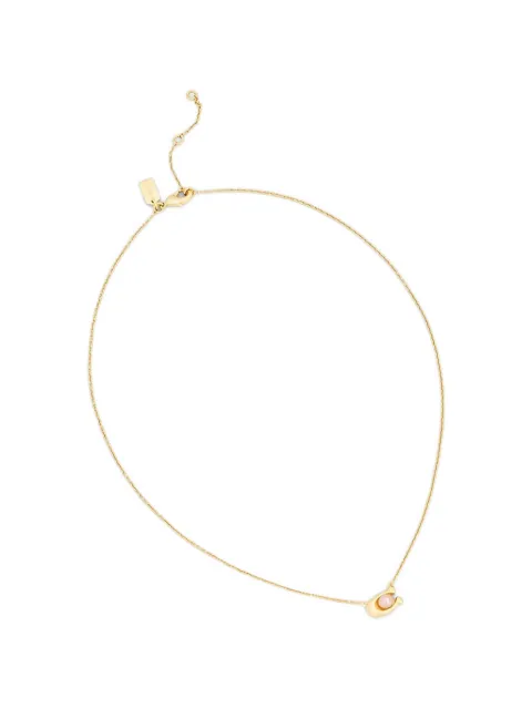 Coach pendant necklace