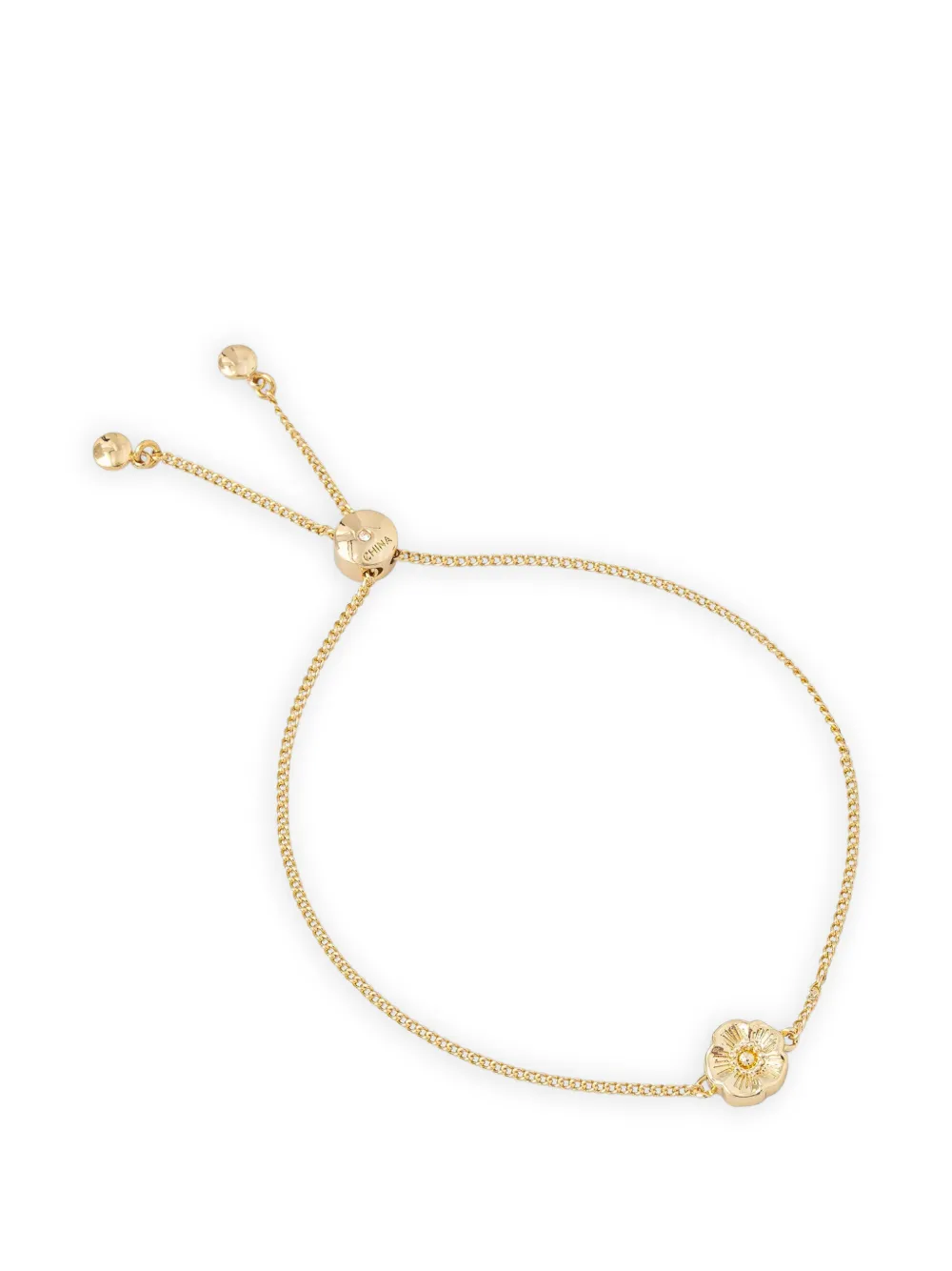 Coach Bracciale con pendente a fiore - Oro