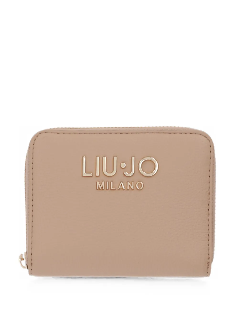 LIU JO small logo-plaque wallet - Toni neutri
