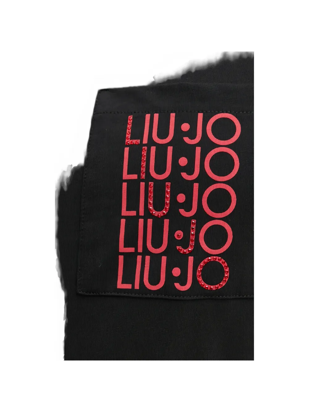 LIU JO logo-embroidered T-shirt - Nero