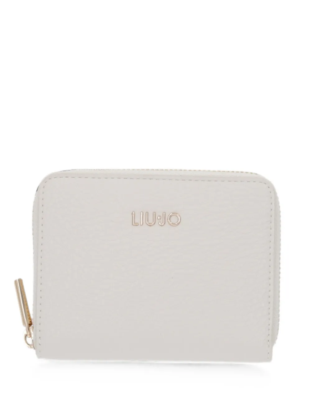 LIU JO small logo-plaque wallet - Weiß