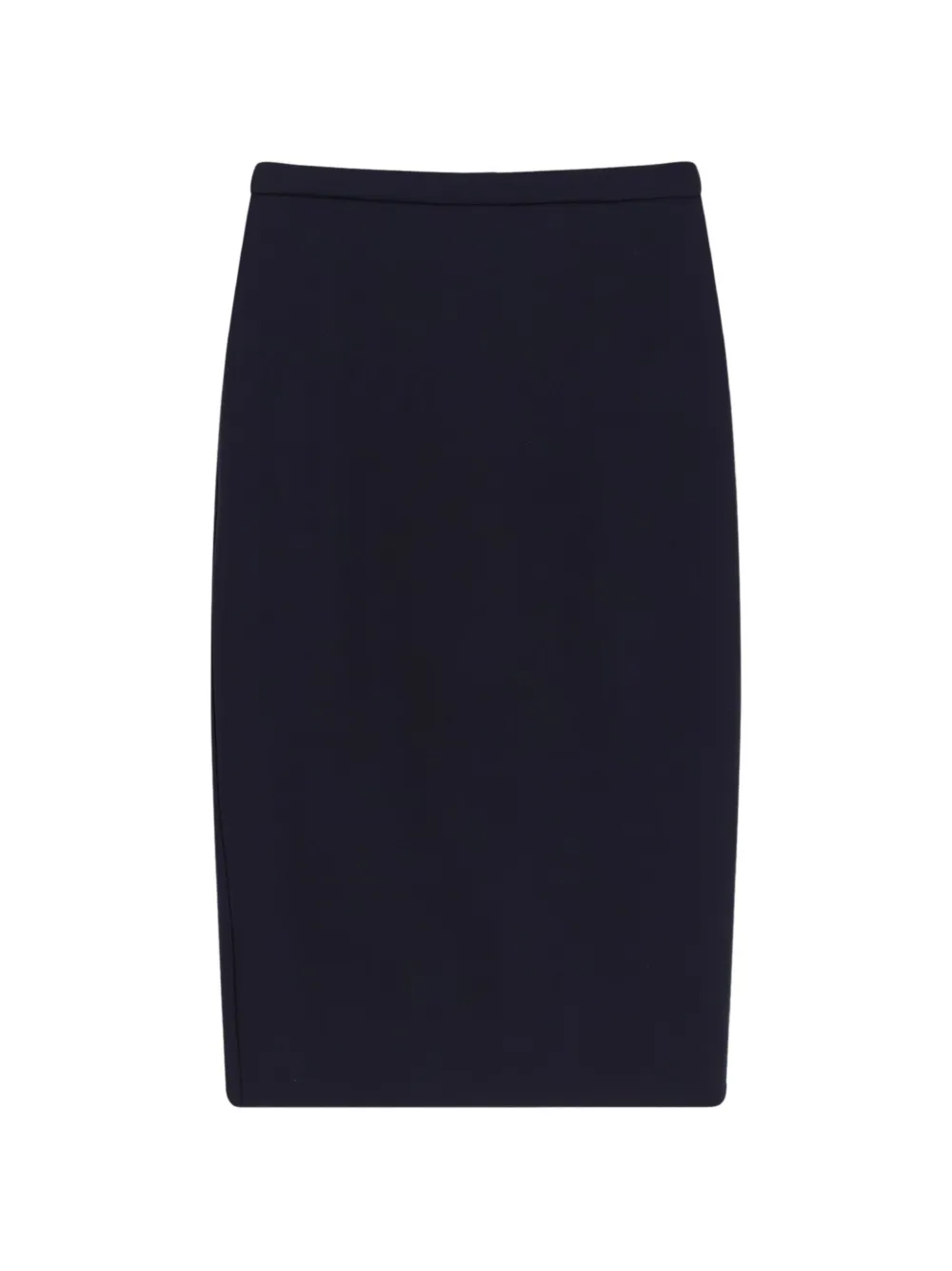Max Mara high-waisted slit skirt - Blue