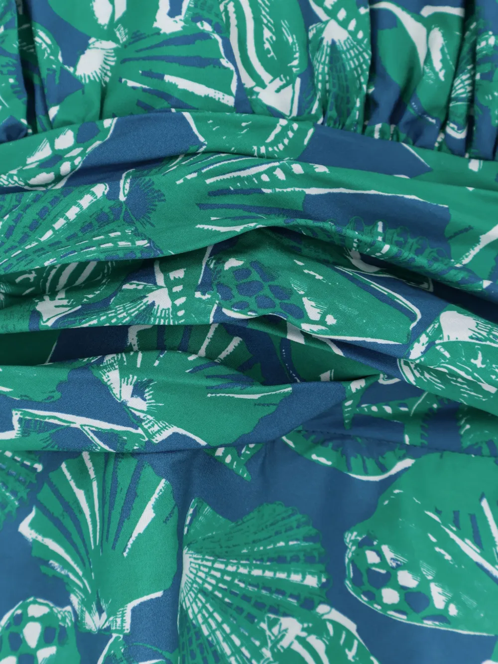Max Mara Halterjurk met print Groen