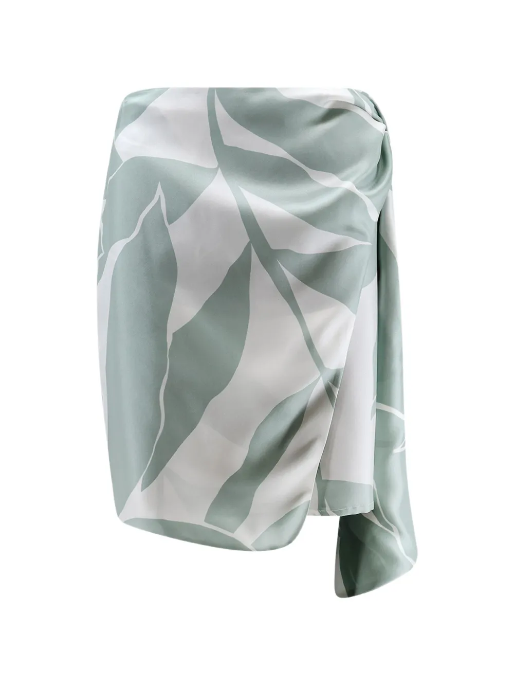 Max Mara floral-print skirt - Grün