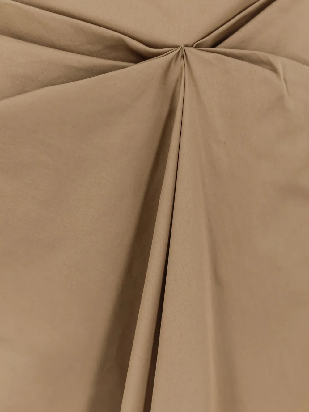 Max Mara Gedrapeerde asymmetrische flared rok Bruin