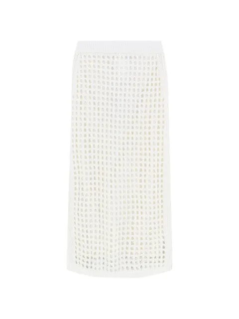 Max Mara open knit skirt