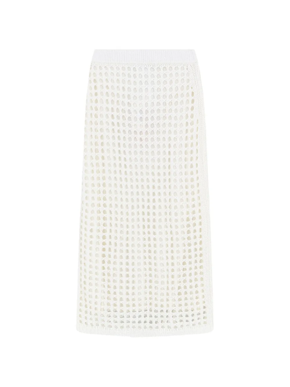 Max Mara Opengebreide rok Wit