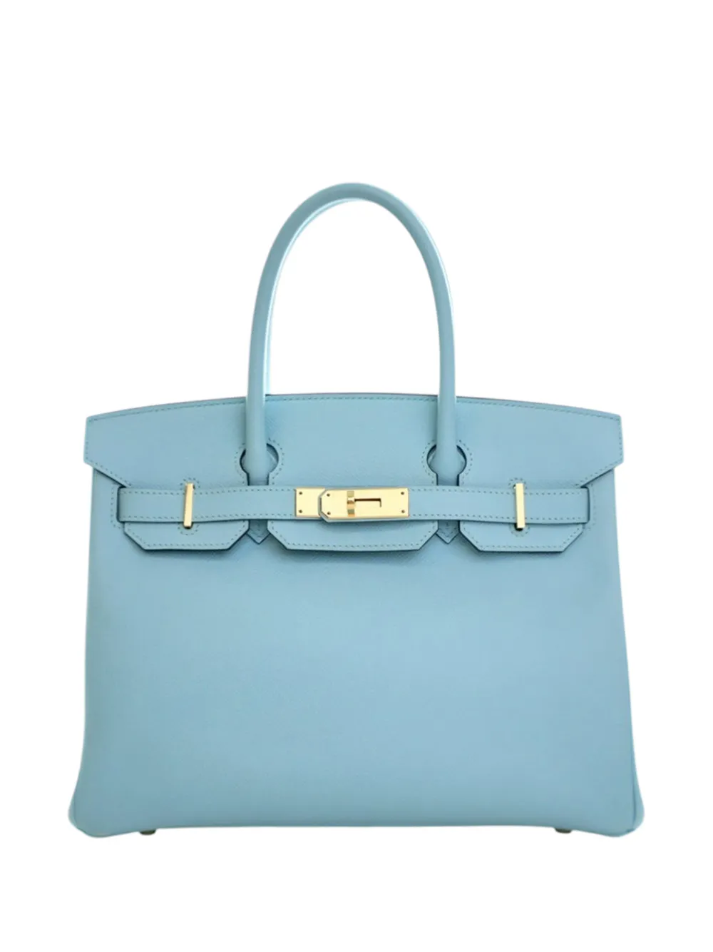 Hermès Pre-Owned 2015 Epsom Birkin Retourne 30 handbag - Blue