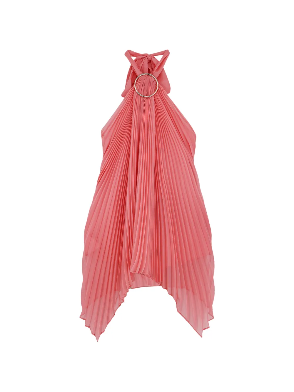 Max Mara pleated halterneck top - Pink