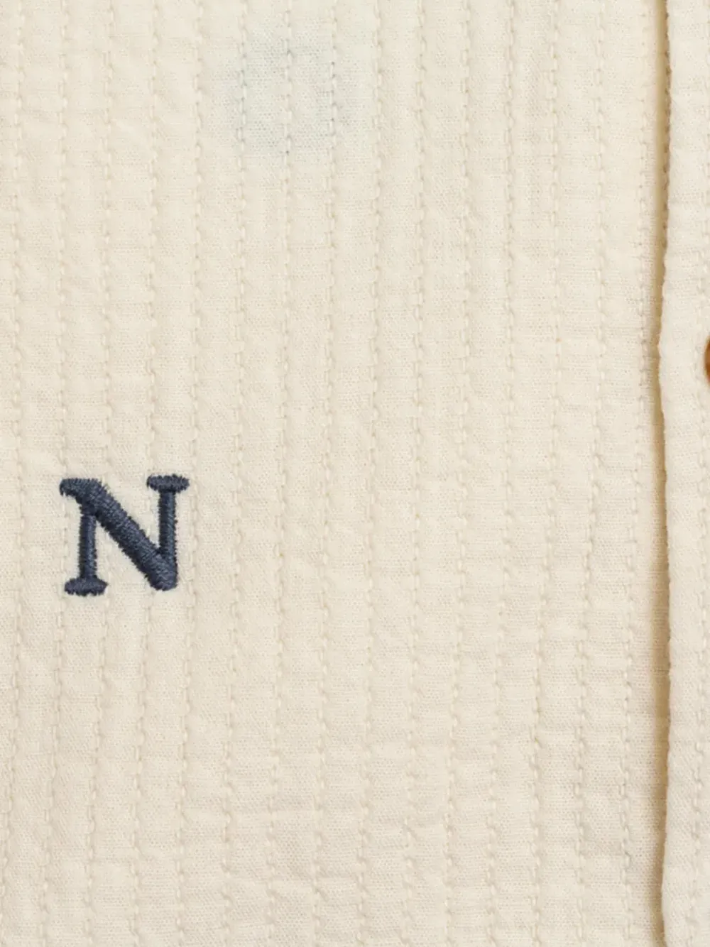 Donsje Chee embroidered shirt Beige