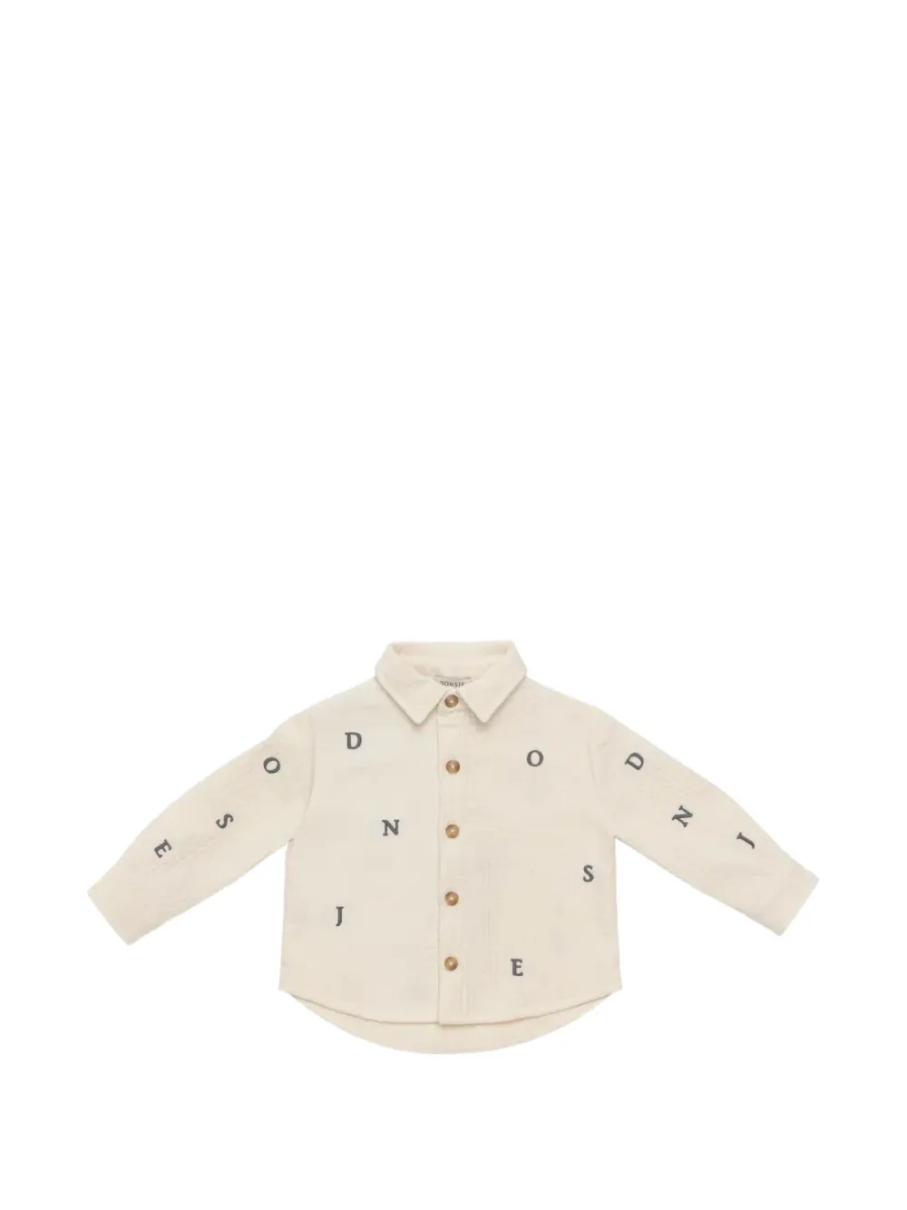 Donsje Chee embroidered shirt Beige