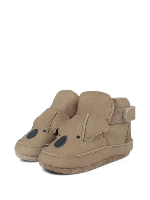 Donsje Morris koala-appliqué pre-walkers
