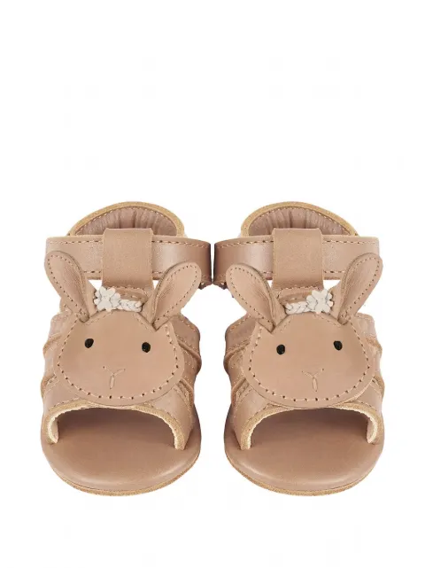 Donsje Stelloux rabbit-motif touch-strap sandals