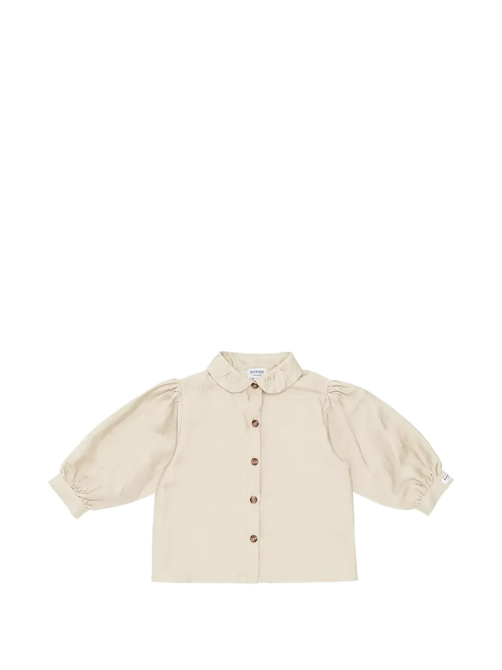 Donsje Ister peter pan collar puffed sleeve blouse - Toni neutri