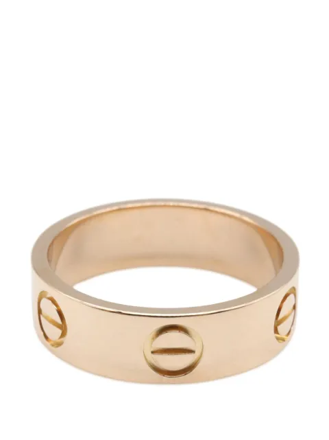 Cartier 2000-2015 18K Rose Gold Classic Love ring