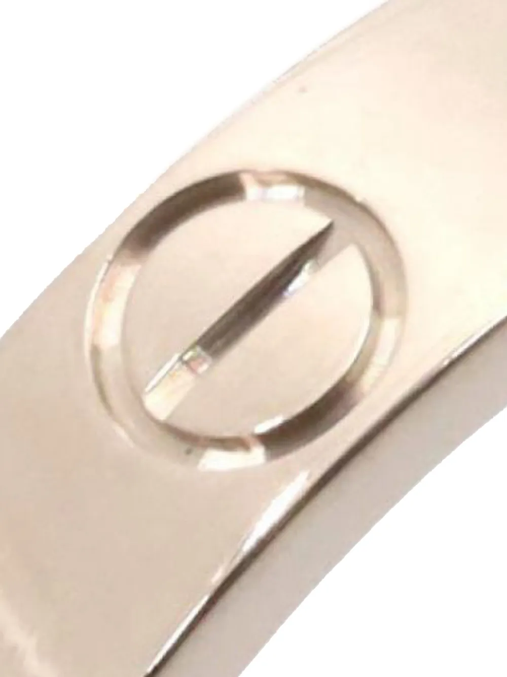 2000-2007 18K White Gold Small Love ring