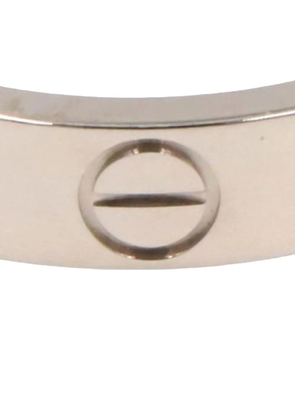 2000-2007 18K White Gold Small Love ring