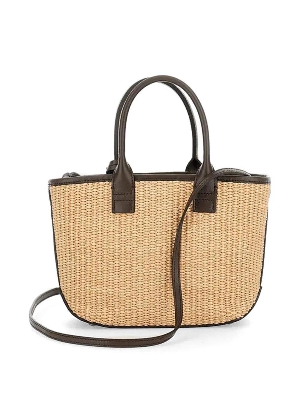 Woven Top-Handle Tote Bag