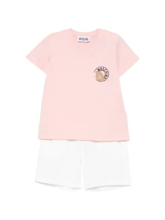 Moschino Kids テディベア ショートパンツ セット | ピンク | FARFETCH JP