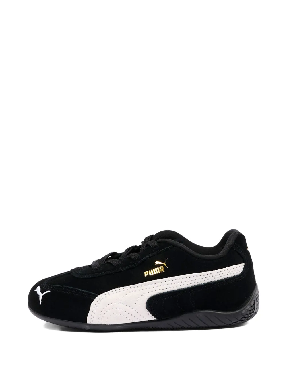 Puma Kids Low-top sneakers met logo Zwart