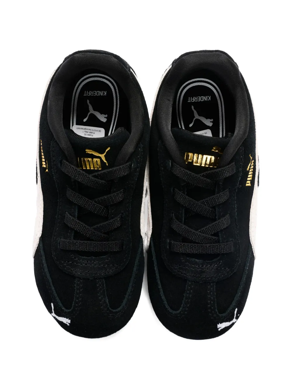 Puma Kids Low-top sneakers met logo Zwart