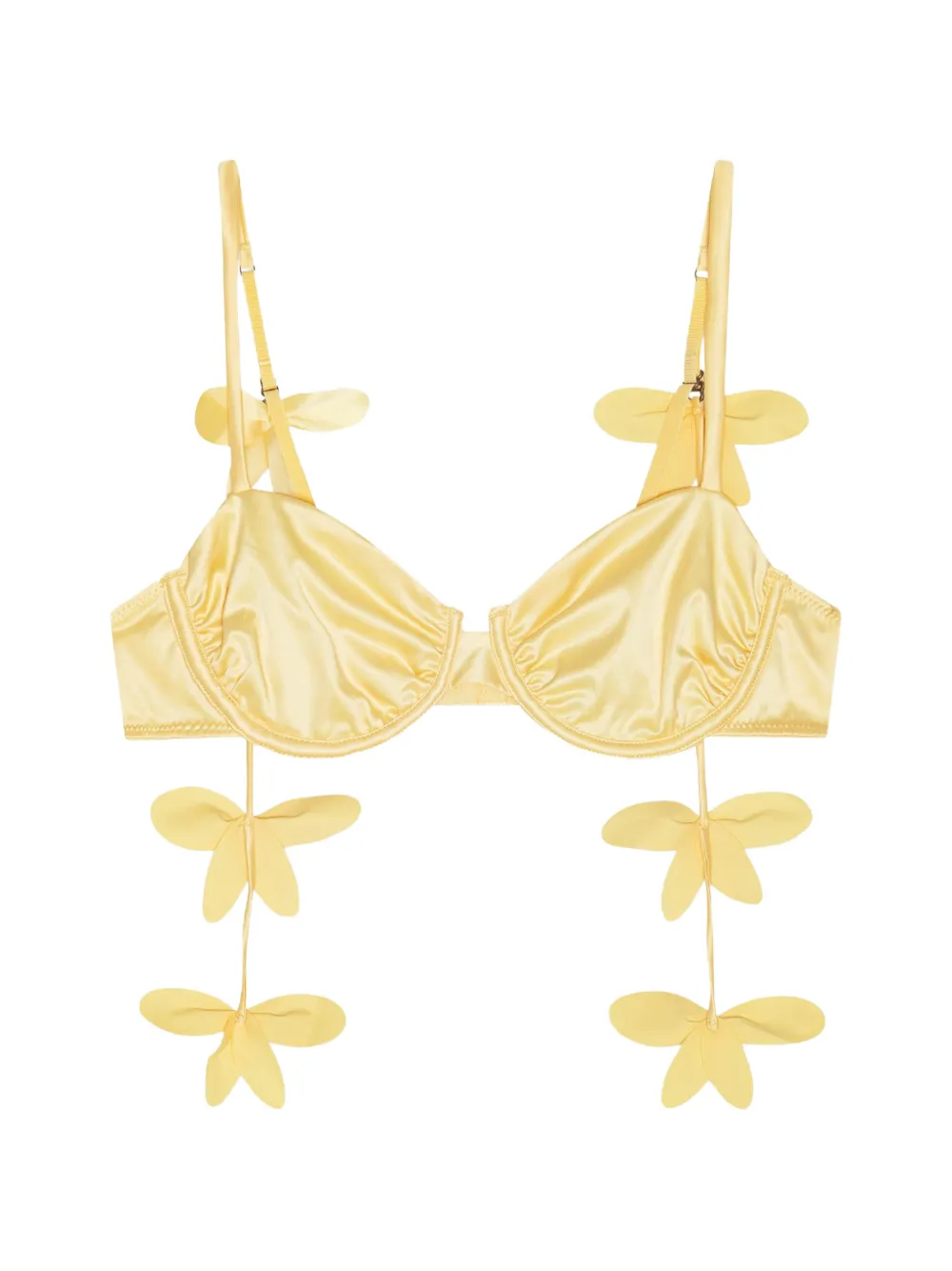 ROTATE BIRGER CHRISTENSEN x Love Stories Reggiseno con dettaglio a fiori - Giallo