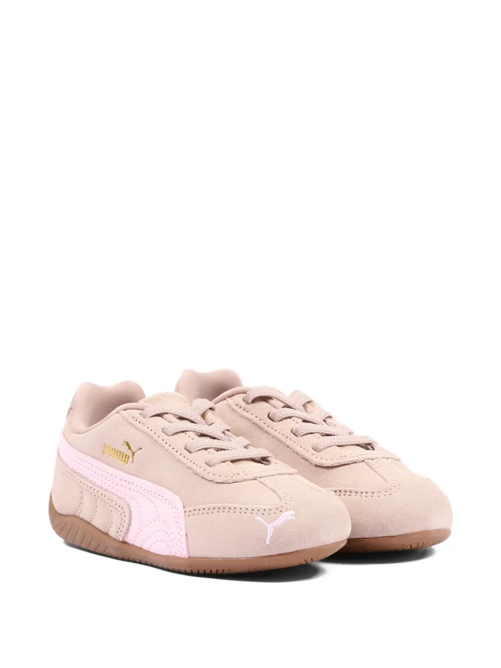 Puma Kids Sneakers met contrasterend vlak Beige