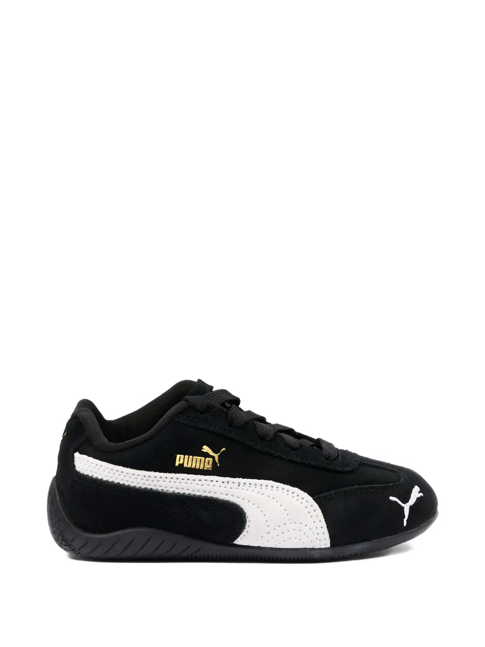 Puma Kids Sneakers met logo Zwart