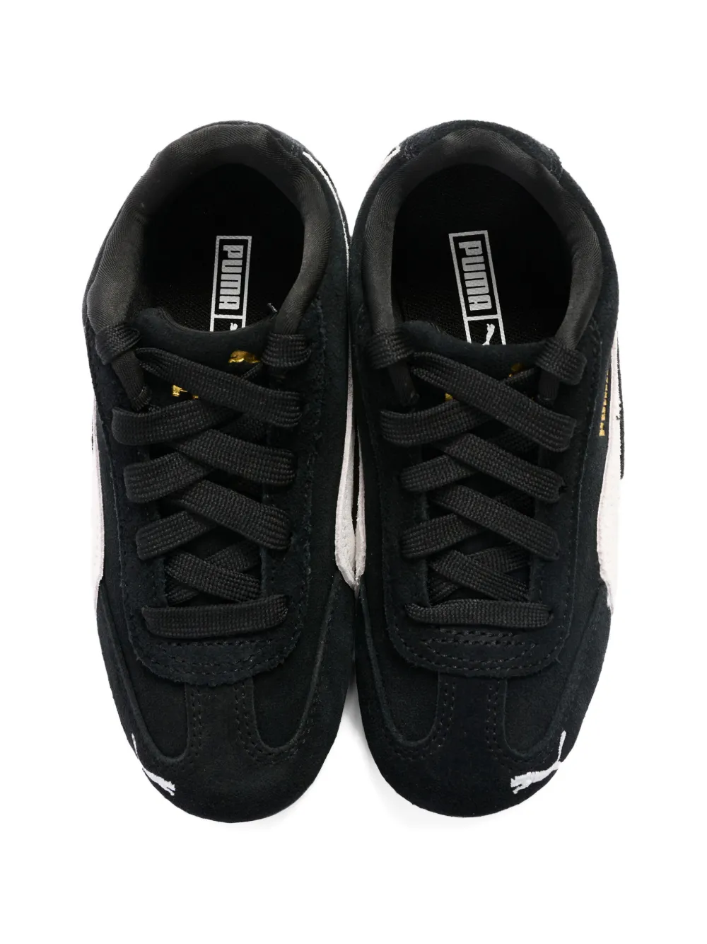 Puma Kids Sneakers met logo Zwart