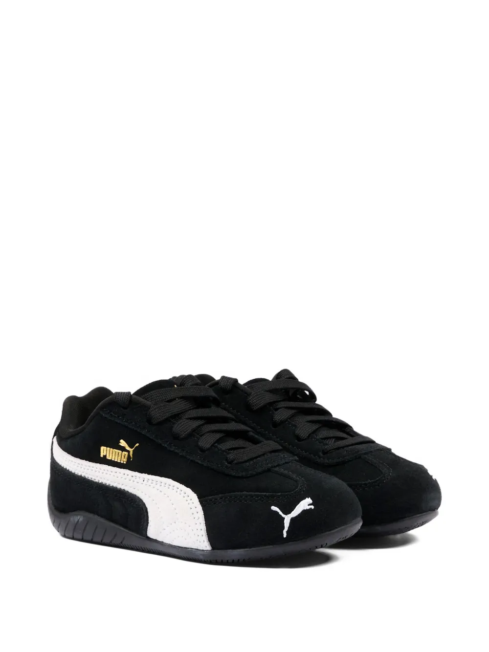 Puma Kids Sneakers met logo Zwart