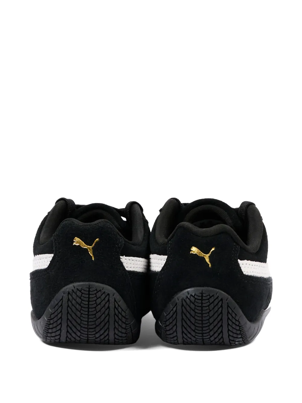  Puma Kids Lace-up Logo Sneakers - Black 