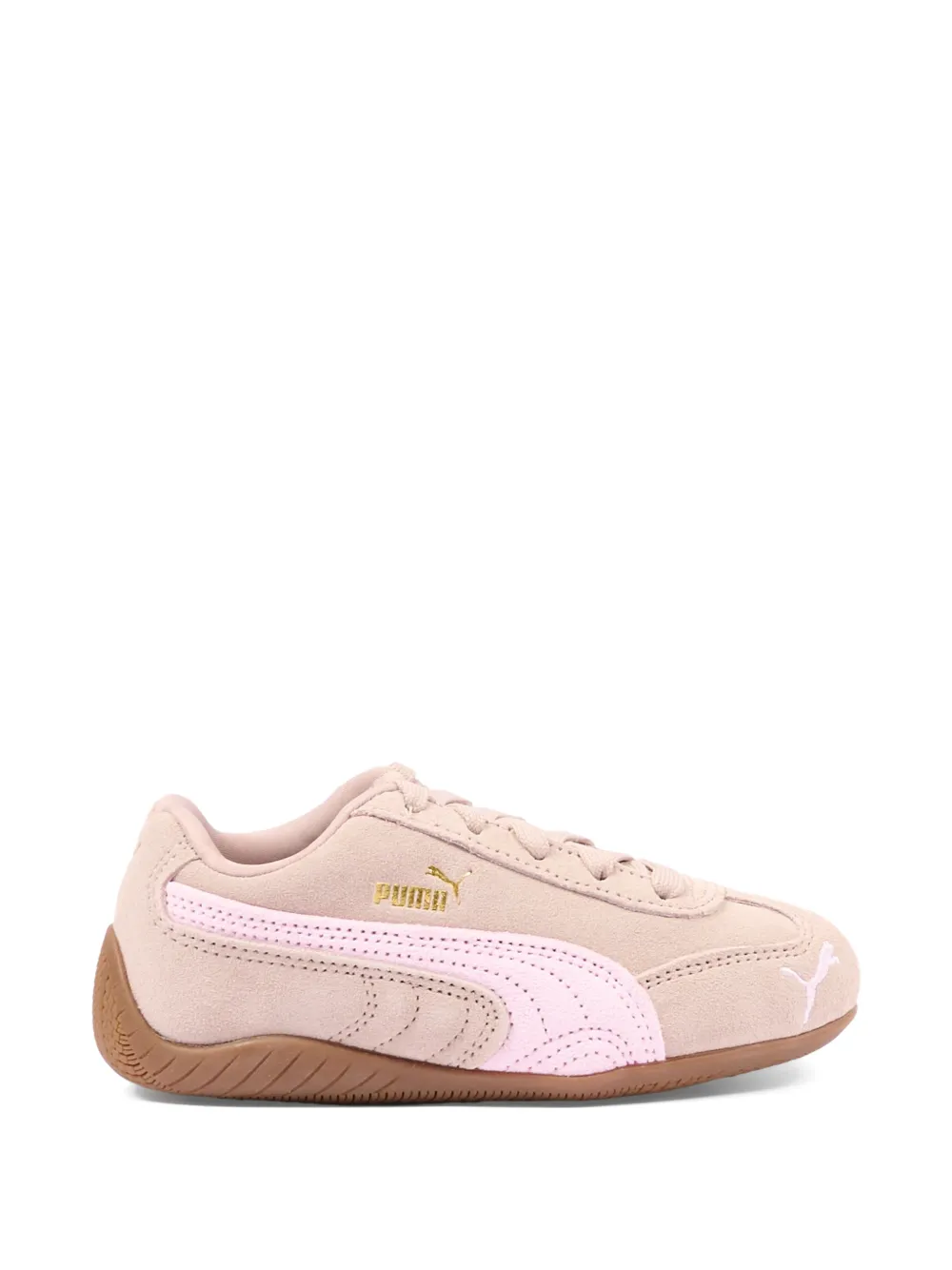  Puma Kids Side Stripe Low Sneakers - Neutrals 