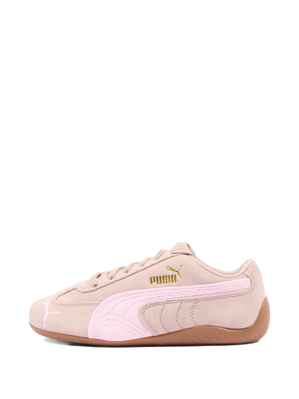 Puma Kids Low-top sneakers met logo Beige