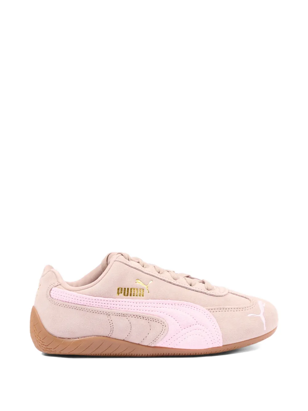 Puma Kids Low-top sneakers met logo Beige