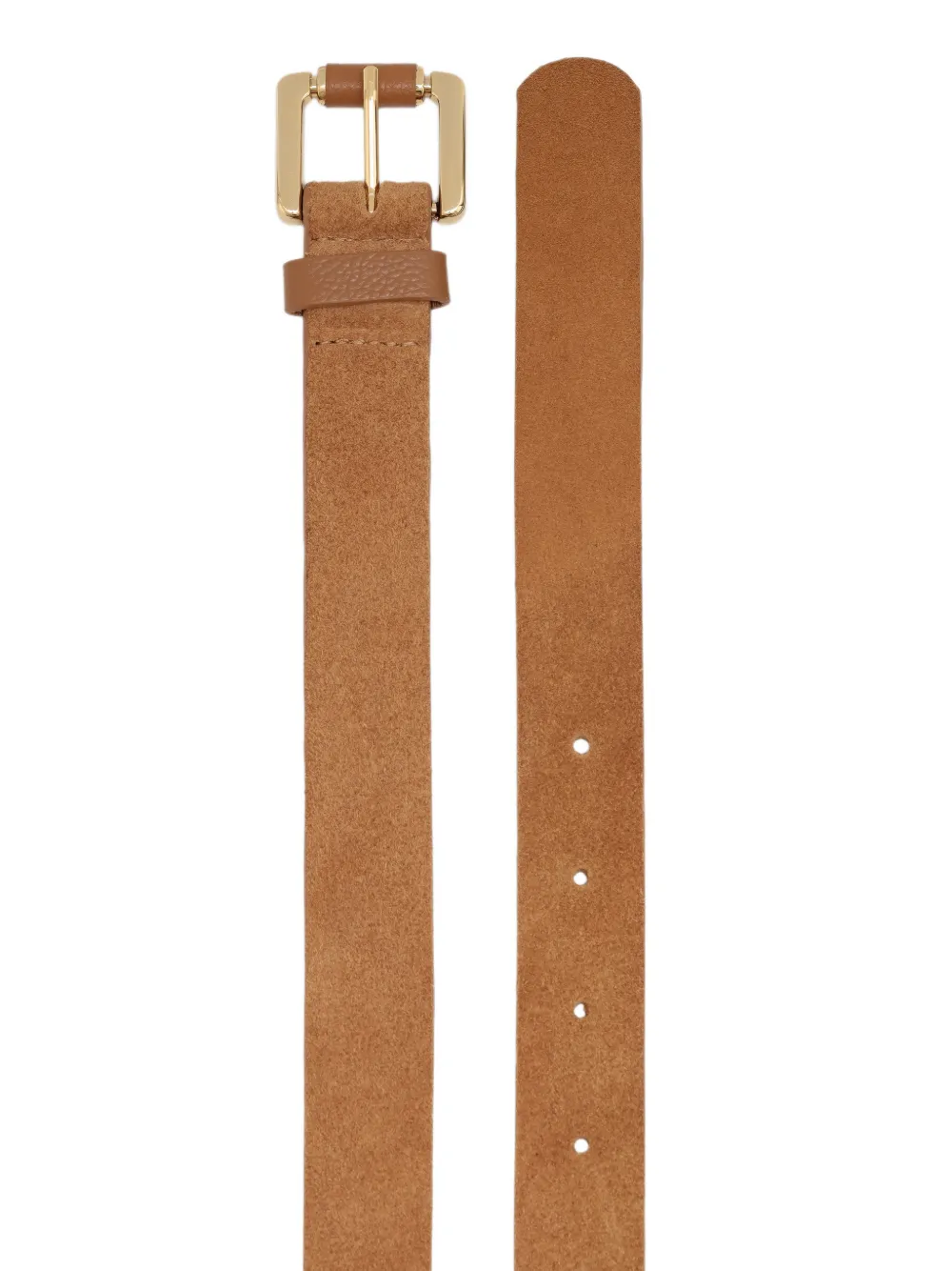  Sarah Chofakian Strata Suede Belt - Neutrals 