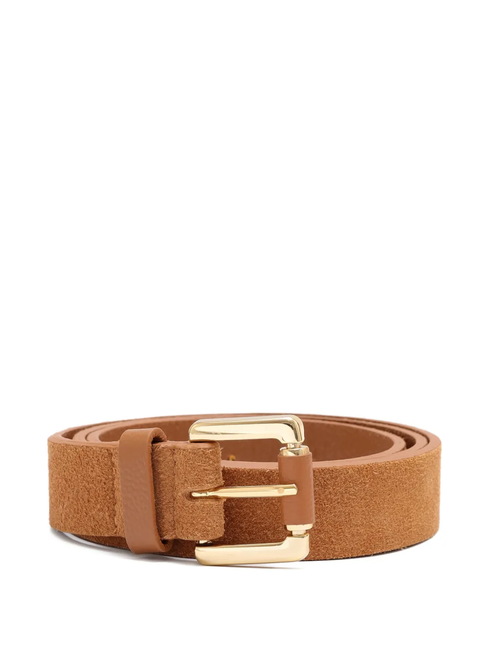 Sarah Chofakian Strata suede belt - Toni neutri