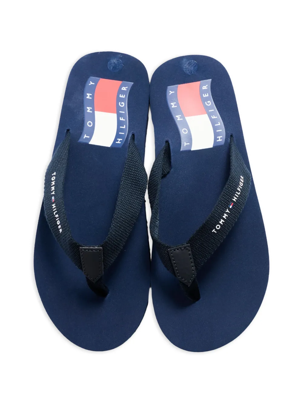 Tommy Hilfiger Junior Sandalen met logobandje Blauw