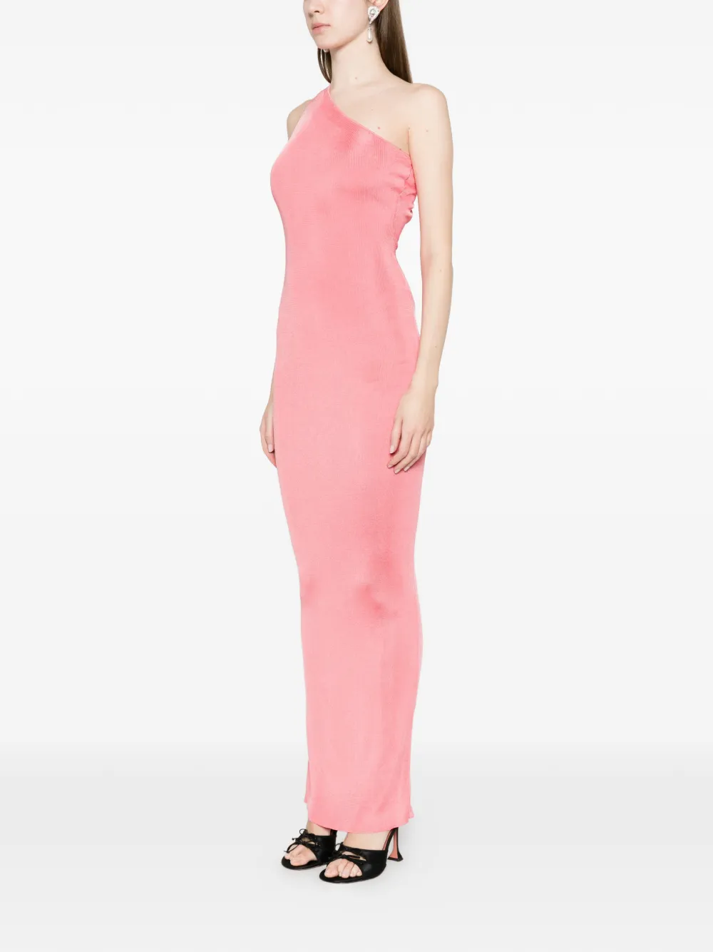 Self-Portrait Asymmetrische maxi-jurk Roze