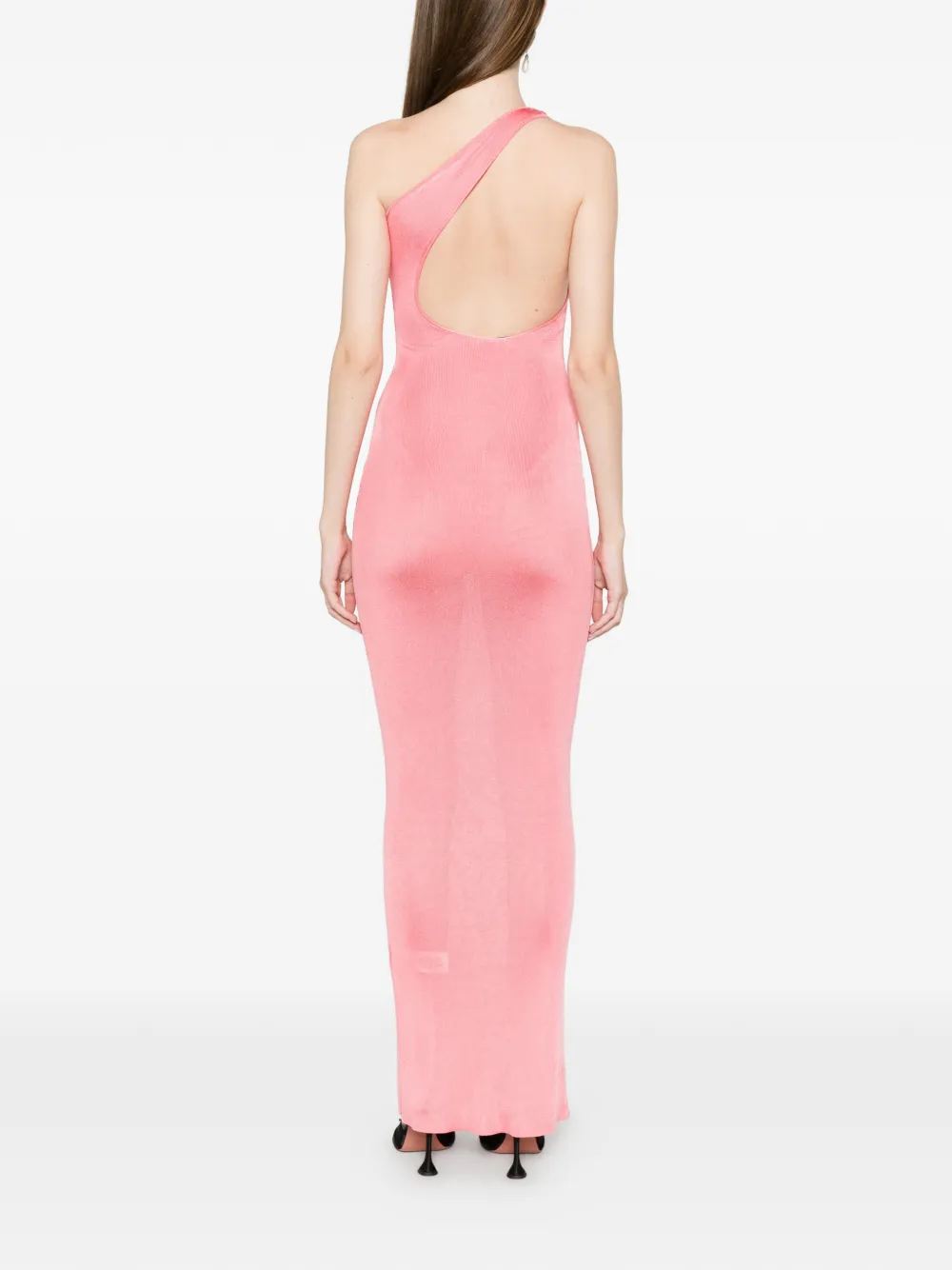 Self-Portrait Asymmetrische maxi-jurk Roze