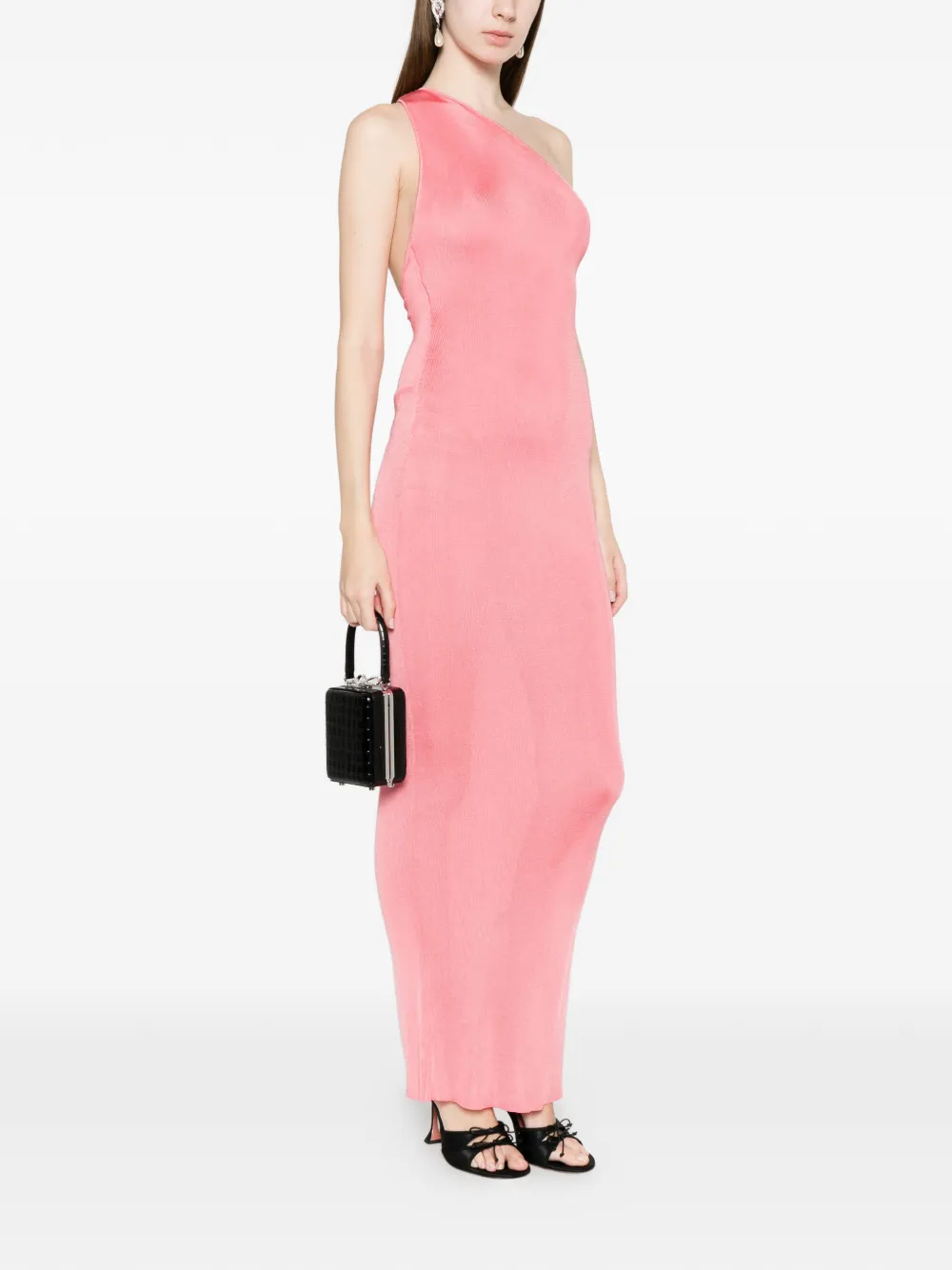 Self-Portrait Asymmetrische maxi-jurk Roze