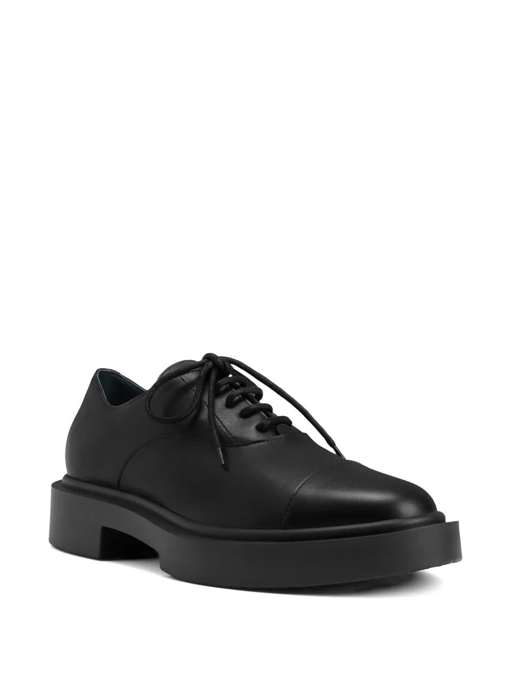 Giuseppe Zanotti Harald leren derby schoenen Zwart