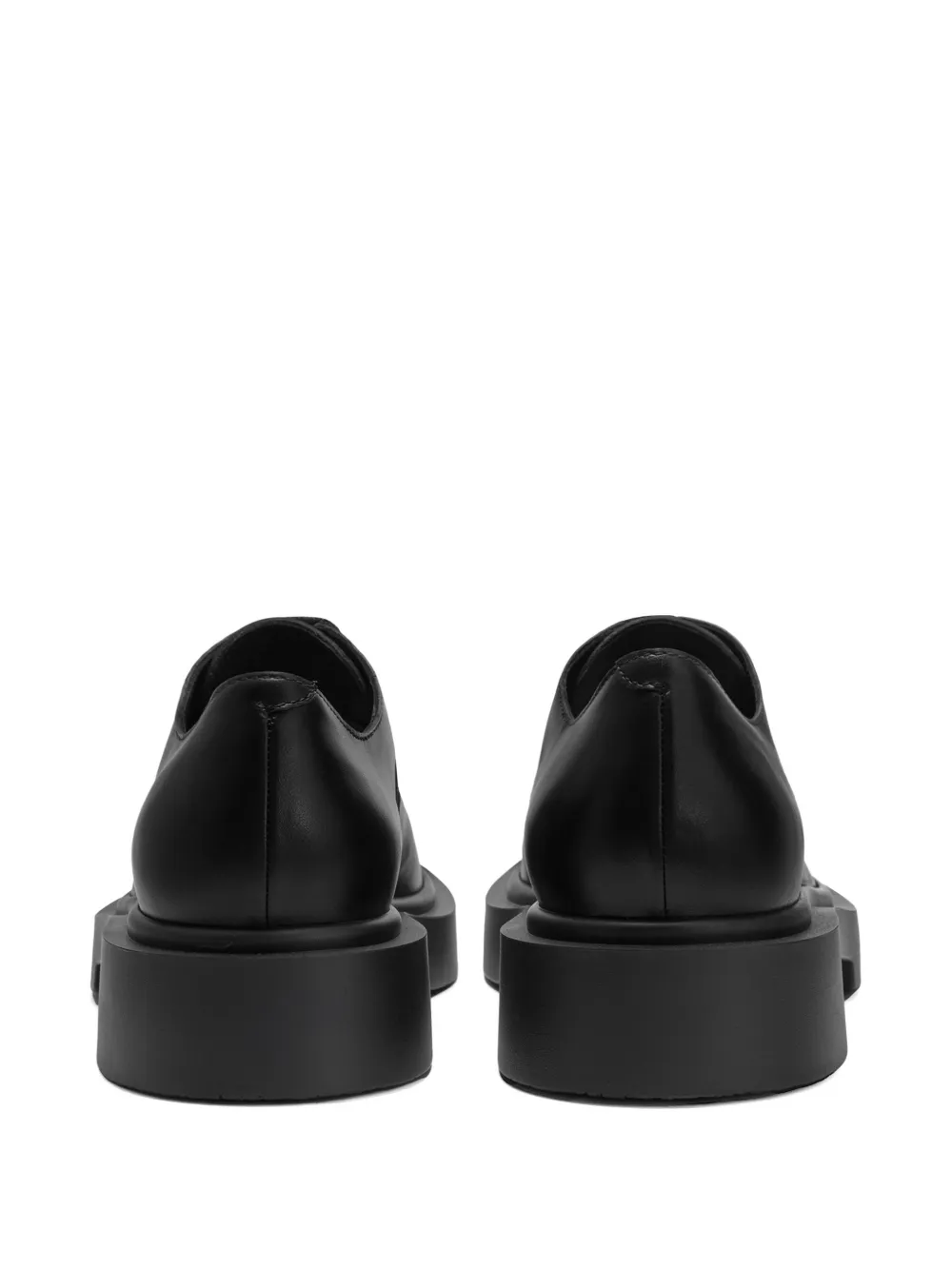 Giuseppe Zanotti Harald leren derby schoenen Zwart